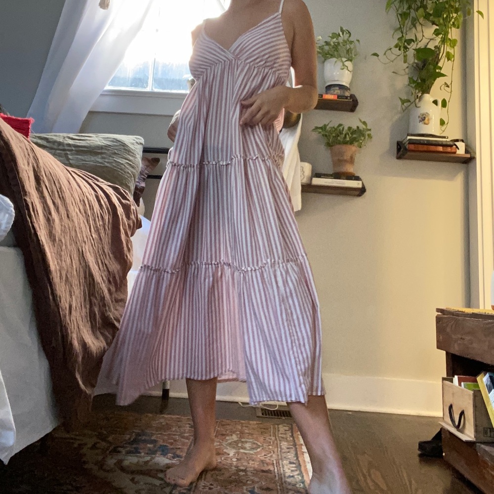Xirena stripes maxi dress